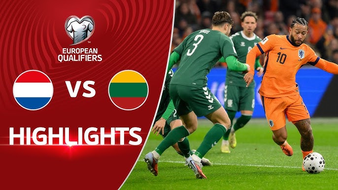 ไฮไลท์ฟุตบอลโลก เนเธอร์แลนด์ 4 - 0 ลิทัวเนีย